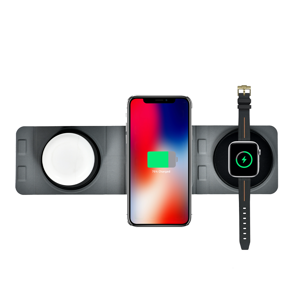 Birf 3-in-1 Compact Magnetic Wireless Charging Pad